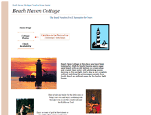 Tablet Screenshot of beachhavencottage.com